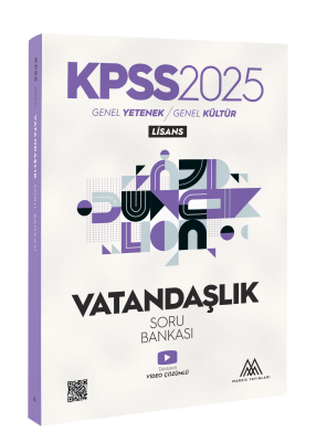 KPSS 2025 VatandaşlıkSoru Bankası Lisans/Marsis Yayınları - Marsis Yayınları KPSS