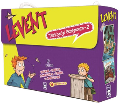 Levent Türkiye'yi Geziyorum - 2 (5 Kitap Takım) - Timaş Çocuk