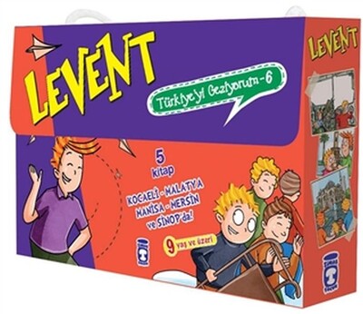 Levent Türkiye'yi Geziyorum 6 Set (5 Kitap Takım) - Timaş Çocuk