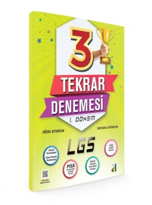 Lgs 3 Tekrar Denemesi / 1. Dönem - Damla Yayınevi