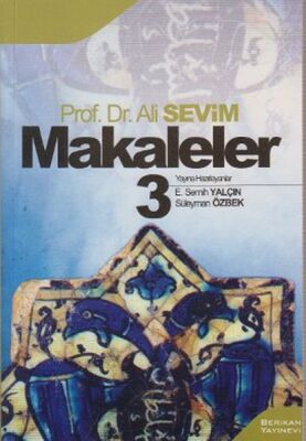 Makaleler 3 (Ali Sevim) - 1