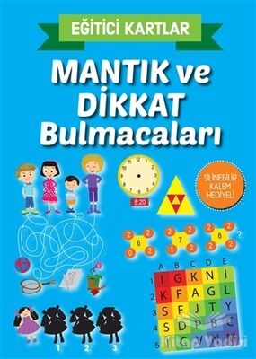 Mantık ve Dikkat Bulmacaları - Eğitici Kartlar - 1