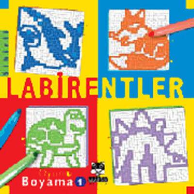 Marsık Labirentler-Oyunlu Boyama - 1