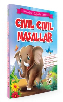 Masallarla Değerler Eğitimi - Cıvıl Cıvıl Masallar (Ciltli) - Damla Yayınevi