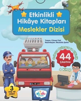 Meslekler Dizisi Etkinlikli Hikaye Kitapları 4 Kitap Takım - Akide Şekeri