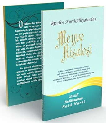 Meyve Risalesi Büyük Boy - Envar Neşriyat