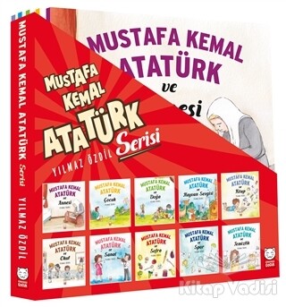 Mustafa Kemal Atatürk Serisi (10 Kitap Takım) - Kırmızı Kedi Çocuk