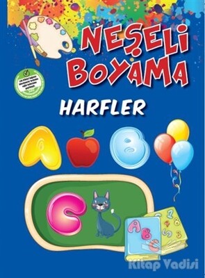 Neşeli Boyama - Harfler - Parıltı Yayınları