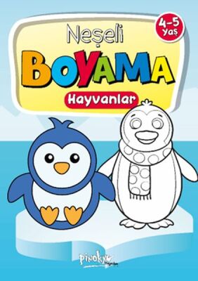 Neşeli Boyama Hayvanlar 4-5 Yaş - 1