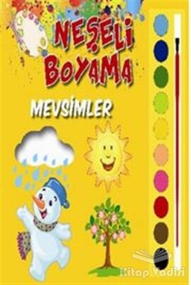 Neşeli Boyama - Mevsimler - Parıltı Yayınları