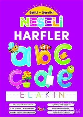 Neşeli Harfler - Eğitici-Öğretici - Bıcırık Yayıncılık