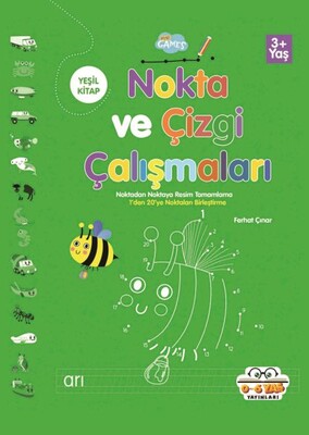 Nokta ve Çizgi Çalışmaları Yeşil Kitap - 0-6 Yaş Yayınları