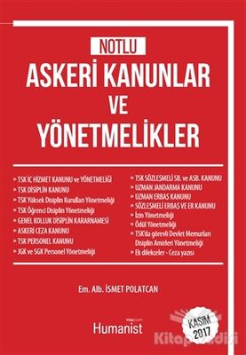 Notlu Askeri Kanunlar ve Yönetmelikler - 1