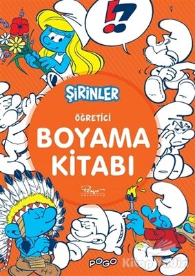 Öğretici Boyama Kitabı - Şirinler - 1