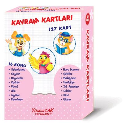 Okul Öncesi Çocuklar İçin Kavram Kartları 127 Kart - 1