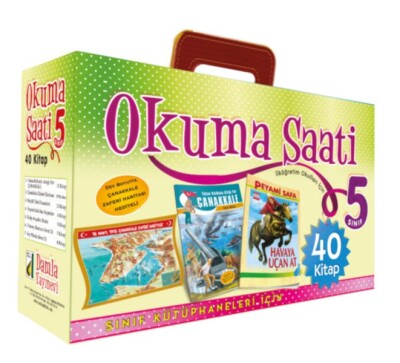 Okuma Saati Seti 5. Sınıf (40 Kitap) - Damla Yayınevi