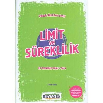 Okyanus Limit ve Süreklilik (Yeni) - Okyanus Yayıncılık(TEST)