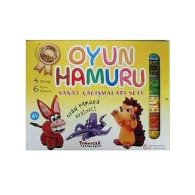 Oyun Hamuru Sanat Çalışmaları Seti (4 Kitap - 6 Oyun Hamuru) - 1