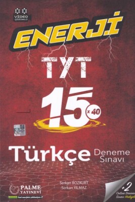 Palme 2021 Enerji TYT 15x40 Türkçe Deneme Sınavı - Palme Yayıncılık