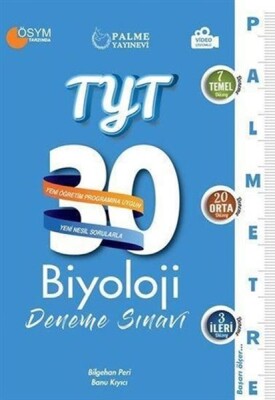 Palme 2021 TYT Biyoloji 30 Deneme Sınavı - Palme Yayıncılık