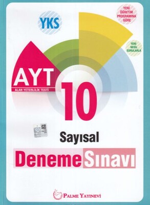 Palme AYT Sayısal 10 Deneme Sınavı (Yeni) - Palme Yayıncılık