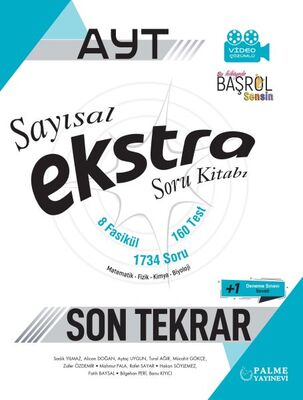 Palme AYT Sayısal Ekstra Soru Kitabı Son Tekrar - 1