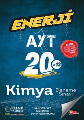 Palme Enerji Ayt Kimya 20 Deneme Sınavı - Palme Yayıncılık