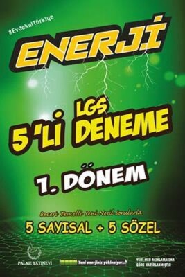 Palme Enerji LGS 1. Dönem 5'li Deneme - Palme Yayıncılık