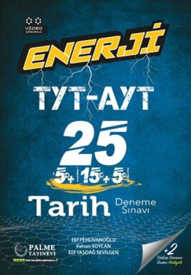 Palme Enerji Tyt-Ayt Tarih 25 Deneme Sınavı - 1