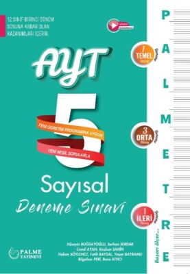 Palme Palmetre Ayt Sayısal 5 Deneme Sınavı (12. Sınıf Birinci Dönem Konularını İçerir.) - 1