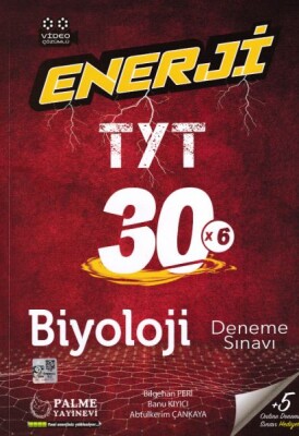 Palme TYT Biyoloji Enerji 30 Deneme Sınavı - Palme Yayıncılık