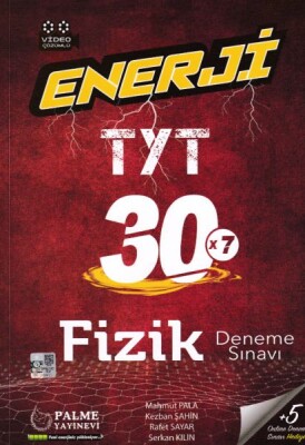 Palme TYT Fizik Enerji 30 Deneme Sınavı - Palme Yayıncılık