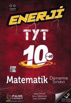 Palme TYT Matematik Enerji 10 Deneme Sınavı - Palme Yayıncılık