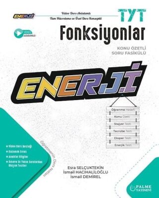 Palme Yayınevi Enerji TYT Fonksiyonlar Konu Özetli Soru Fasikülü - 1