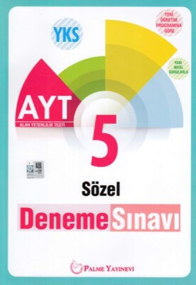 Palme YKS - AYT Sözel 5 Deneme Sınavı (Yeni) - Palme Yayıncılık