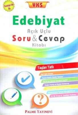 Palme YKS Edebiyat Açık Uçlu Soru Cevap Kitabı (Yeni) - Palme Yayıncılık