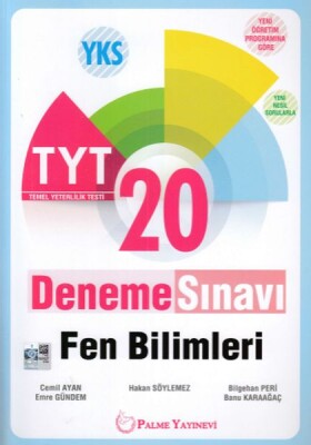 Palme YKS-TYT Fen Bilimleri 20 Deneme Sınavı (Yeni) - Palme Yayıncılık