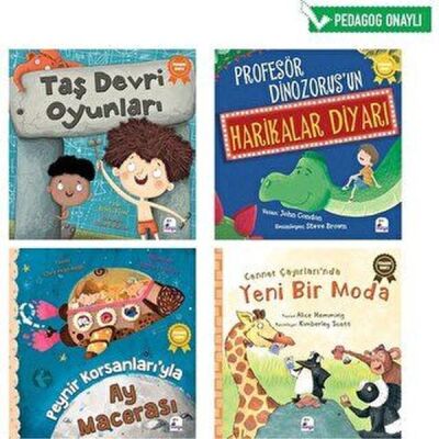 Pedagog Onaylı Uyku Vakti Hikayeleri Seti 4 (4 Kitap) - 1