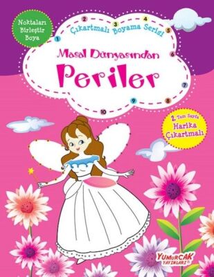 Periler-Çıkartmalı Boyama Serisi - 1