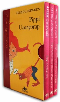 Pippi Uzunçorap Serisi Kutulu Özel Set (3 Kitap - Ciltli) - Pegasus Yayınları