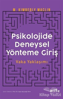 Psikolojide Deneysel Yönteme Giriş - Bilge Kültür Sanat