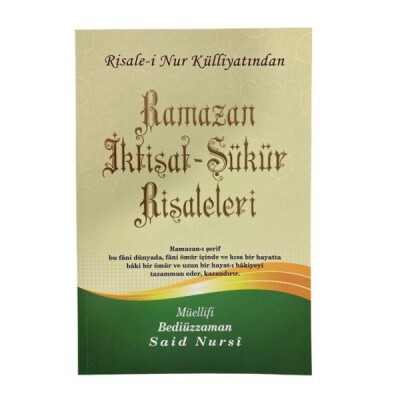 Ramazan-İktisat-Şükür Risaleleri Büyük Boy - Envar Neşriyat