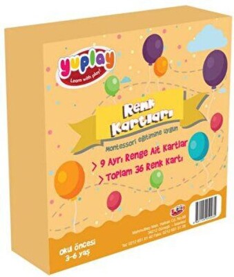 Renk Kartları - 36 Kart - Yumurcak Yayınları