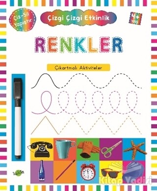 Renkler 4 Yaş ve Üstü - Çizgi Çizgi Etkinlik - Kukla Yayınları