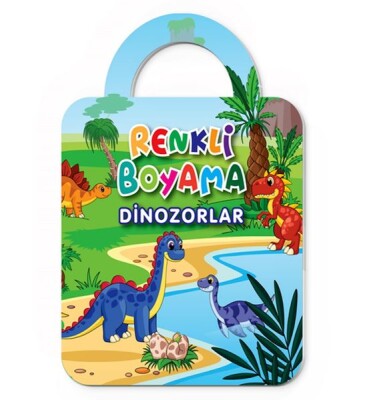 Renkli Boyama-Dinozorlar - Baloon Kids