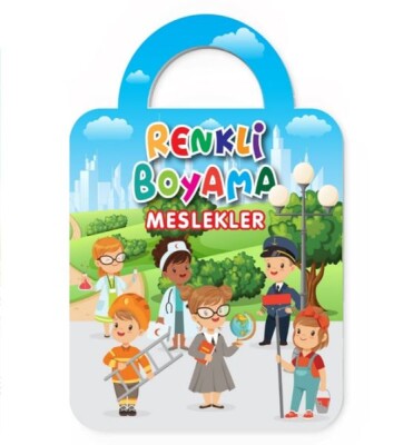 Renkli Boyama-Meslekler - Baloon Kids