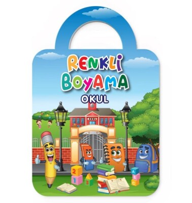 Renkli Boyama-Okul - Baloon Kids