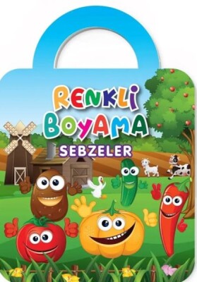 Renkli Boyama-Sebzeler - Baloon Kids