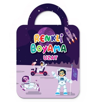 Renkli Boyama-Uzay - Baloon Kids