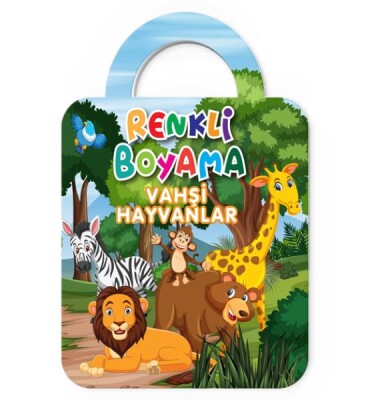 Renkli Boyama-Vahşi Hayvanlar - Baloon Kids